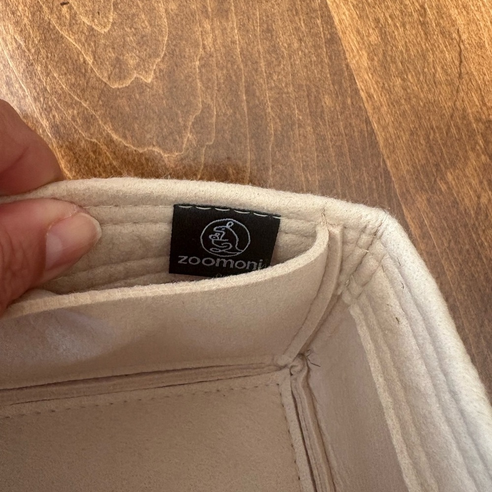 Zoomoni Cream Organizer for Birkin 25